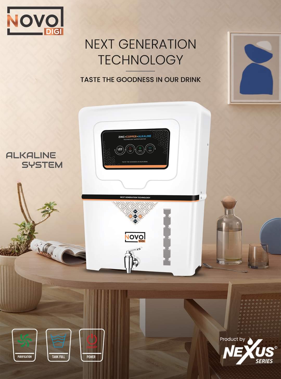 Nova RO Water Purifier – Advanced Purity, Enhanced Health