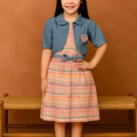 Butterfly Style Kids Frock