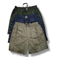 JCC Premium Men’s Cotton Boxers – Pack of 3 | 100% Pure Cotton | Zipper Pocket, Back Pocket & Inner Drawstring | M to 2XL