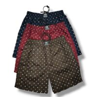 JCC Premium Men’s Cotton Boxers – Pack of 3 | 100% Pure Cotton | Zipper Pocket, Back Pocket & Inner Drawstring | M to 2XL