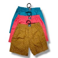 JCC Premium Men’s Cotton Boxers – Pack of 3 | 100% Pure Cotton | Zipper Pocket, Back Pocket & Inner Drawstring | M to 2XL