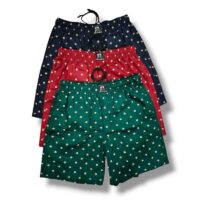 JCC Premium Men’s Cotton Boxers – Pack of 3 | 100% Pure Cotton | Zipper Pocket, Back Pocket & Inner Drawstring | M to 2XL