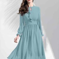Stylish Woman Western Dress