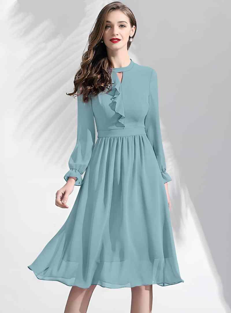 Stylish Woman Western Dress